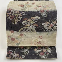 夏帯 正絹 豪華袋帯 唐織 金彩金糸 Go-168