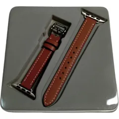 【送料無料】★新品未使用★　Apple Watch 　レザー バンド 42 mm 　ブラウン　　　　f0401CQ1