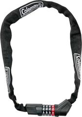 L058	コールマン(Coleman) 自転車用　サイクルロック　カギ　4桁　ダイヤル　チェーンロック　スリーブ入り　防犯対策　盗難対策　大事な自転車　守ります　黒　ブラック　長さ60cm　太さ約3cm　男性　女性　子ども	4973291857317