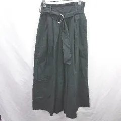 ◇ ⊂ ビューティ&ユース ハイウエスト 大人系 キレイめ系 ワイドストレートパンツ サイズM ブラック系 レディース E  【1507160026370】