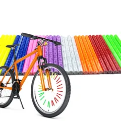 新品　JeeSoarToFarカラフルな自転車反射スポーク - 夜間の安全性向上、32本入り、さまざまな自転車に対応