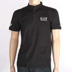 【S～3XLまで有り】エンポリオアルマーニ グランダッドカラー ポロシャツ 8NPT21 PJEMZ ホワイト/1100 ブラック1200 EA7 ロゴ イーグル ストレッチ Ventus7 ゴルフ テニス 半袖 ヘンリーネック Tシャツ メンズ