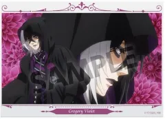 【中古】アクリルスタンド・アクリルパネル グレゴリー・バイオレット A6ビジュアルアクリルプレート 「黒執事 -寄宿学校編-」