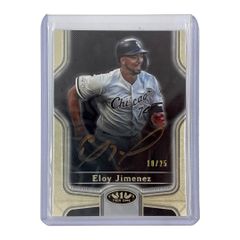 TOPPS MLBカード TIER ONE ELOY JIMENEZ CHICAGO WHITE SOX 10/25 #BOA-EJ 送料無料 中古 IT1