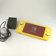 Nintendo Switch Lite ニンテンドースイッチライト HDH-001 USED美品 本体+ACアダプター イエロー ゲーム機 携帯用 完動品 V1285