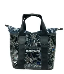 【新品未使用】PEARLY GATES ボタニカル柄メッシュトートバッグ パーリーゲイツ PG ボタニカル柄インナー付きクリアカートバッグ