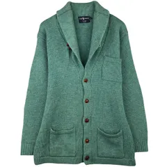 古着 ラルフローレン Ralph Lauren ショールカラー ウールニットカーディガン メンズL相当/eaa589937