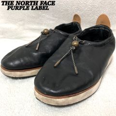 THE NORTH FACE PURPLE LABEL Base Camp Moccasin 50周年記念 ベースキャンプモカシン 裏ボア 牛革 レザー 9サイズ ブラック 黒 ノースフェイス パープルレーベル