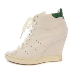 アディダス adidas UP STAN SMITH UP EF スニーカー シューズ ウェッジソール レザー US6 白 D65175 /BM