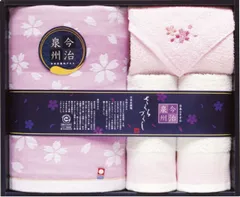 日本名産地 今治泉州 桜づくしタオルセット TMS5008807 香典返し 御供 粗供養 詰め合わせ ギフト プレゼント 割引 景品 品物 新築祝い 結婚内祝い 出産内祝い ご挨拶 引っ越し 引越し 内祝い 写真入り メッセージカード のし