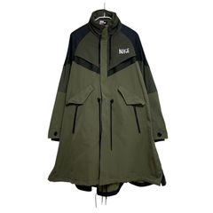 定価51,700円 sacai × NIKE NRG Trench Jacket ダブルネーム トレンチコート DQ9028-222 カーキ ブラック L サカイ ナイキ ジャケット ロングコート