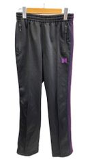 ニードルス Needles NARROW TRACK PANT ナロー サイドライン トラックパンツ 黒 GL368 ボトムスその他 ブラック SSサイズ XS 101MB-568