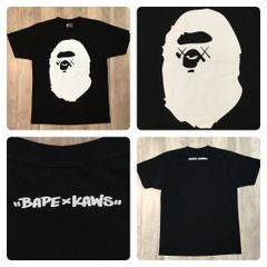 ★激レア★ KAWS × BAPE BIG HEAD Tシャツ Mサイズ black a bathing ape カウズ エイプ ベイプ アベイシングエイプ NIGO