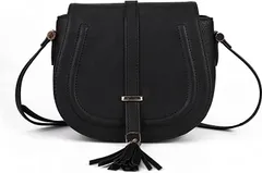 ミニバッグ フリンジ 新品 ブラック ショルダーバッグ シンプル