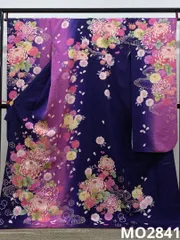 モデル振袖 押切もえ 豪華 金通し 刺繍 紋意匠 身丈172cm MO2841