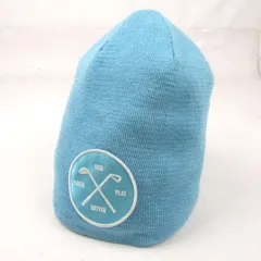 プーマ ゴルフ ニットキャップ ウール混 スポーツウエア 帽子 ブランド メンズ メンズ oneサイズ ブルー PUMA 【中古】