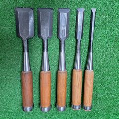 左政宗 鑿 5本セット 追入鑿 ノミ のみ【岩槻店】