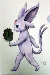 プロジェクトイーブイ ヒグチユウコ ポケモンクリアファイル エーフィ