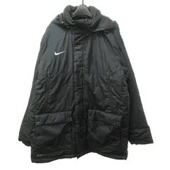 ナイキ NIKE 大きいサイズ ストームフィット Storm-FIT 中綿ジャケット コート ロゴ 刺繍 黒 ブラック XXL 0212 ■GY31のサムネイル