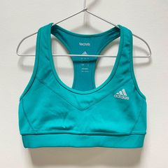 adidas アディダス トレーニングアンダーウェア スポーツブラ ターコイズブルー