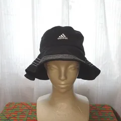 【送料込み】アディダス 帽子【中古】adidasゴルフ・つば広め・ブラック