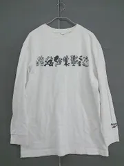 ◇ Reebok リーボック Chocomoo 長袖 Tシャツ カットソー サイズ0 ホワイト メンズ  【1205310004710】