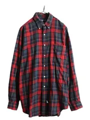 【お得なクーポン配布中!】 90s 初期 ポロゴルフ ラルフローレン チェック ボタンダウンシャツ L