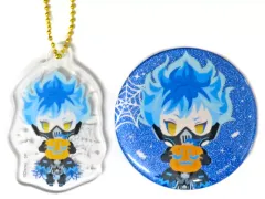 【中古】雑貨 オルト・シュラウド アクリルキーホルダー＆缶バッジセット Halloween ver.2022 「ディズニー ツイステッドワンダーランド」