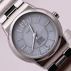 （T491）美品 正常稼働 CITIZEN シチズン wicca ウィッカ wicca ウィッカ Eco-Drive エコドライブ X616-N35-3863 E031-S039321 人気 時計 レディース ユニセックス