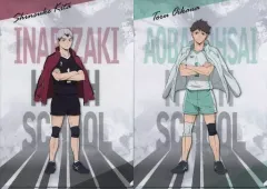 【中古】クリアファイル 及川＆北 A4クリアファイル2枚セット JF2022 Ver. 「ハイキュー!!」