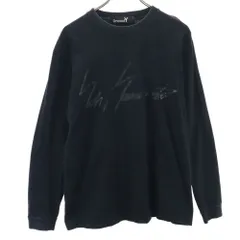 グラウンドワイ 長袖 Tシャツ ブラック Ground Y ロンT メンズ 古着 【240420】 メール便可のサムネイル