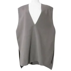 グリーンレーベルリラクシング ユナイテッドアローズ green label relaxing 美品 DEEP Vネック ニット ベスト ウォッシャブル 3618-156-0464 プルオーバー 茶 ブラウン X