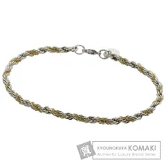 TIFFANY&Co. ティファニー ツイストロープ ブレスレット SV K18YG レディース [中古]
