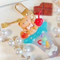 シャカシャカキーホルダー　贅沢いちごづくしドリンクシェーカー シャカシャカキーホルダー贅沢いちごづくしドリンクシェーカー