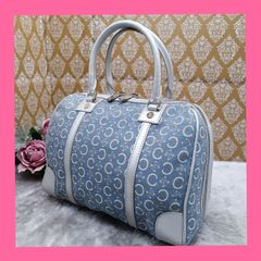 希少【極美品】ジョンガリアーノ ハンドバッグ デニム ニュース 