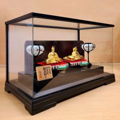 光則 24金 純金製 親王飾り 御雛様 おひなさま 置物 K24 24K