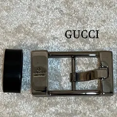 GUCCI グッチ ナローベルト Gロゴ シルバーバックル 黒