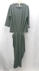 ◇ ⊂ CRAFT STANDARD BOUTIQUE ウエストタック 8分丈 オールインワン サイズM ブラック レディース E  【1503050009782】のサムネイル