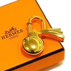 ▽HERMES エルメス カデナ　24Kメッキ　No.100　100番　鍵付き HERMES エルメス カデナ 24Kメッキ No.100 100番 鍵付き - メルカリ