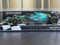 ASTON MARTIN F1 AMR22 TEAM ARAMCO COGNIZART N 5 ABU DHABI GP LAST RACE 2022 SEBASTIAN VETTEL - GREEN BLACK /Minichamps 1/43 ミニカー