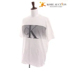 ■ カルバンクライン Tシャツ 半袖 トップス 丸首 ロゴ メンズ レディース XL ホワイト タグ付き 未使用