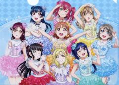 [중고] 클리어 파일 Aqours A4 클리어 파일 [러브라이브! 선샤인!! Aqours 5th Anniversary Limited Shop in 마루이]