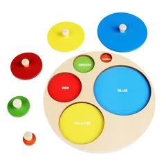 EsiFare かたはめパズル はめこみパズル モンテッソーリおもちゃ モンテッソーリ型はめ 知育玩具 色認識 図形認知 早期教育 幼稚園 親子交流促進 面白い 1歳赤ちゃん 幼児 子供 おもちゃ 誕生日 贈り物