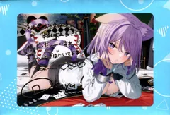ホロライブ 猫又おかゆ 複製サイン＆コメント入りL判ブロマイド　特典 ホロライブ 猫又おかゆ 活動3周年記念 箔押し複製サイン入り