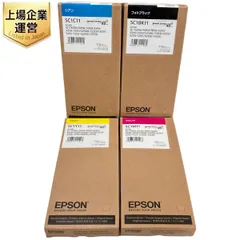 【純正未使用】EPSON SC1シリーズ　4本セット　SC1BK11など SC1M11の基本情報・対応製品｜製品情報｜エプソン