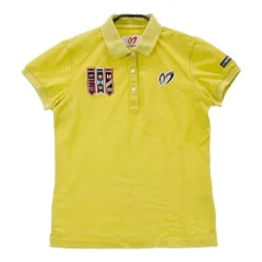 サイズ：1 MASTER BUNNY EDITION マスターバニーエディション  半袖ポロシャツ  イエロー系 [240101306268]# ゴルフウェア レディース ストスト