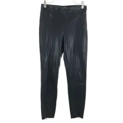 ZARA ザラ レザーライク パンツ M ブラック レディース 古着