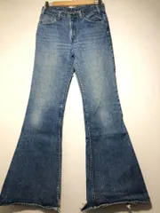 034051 LEVI'S ボタン裏4 ベルボトム デニム オレンジタブ ブーツカット フレア パンツ 684 646 70s 80s リーバイス