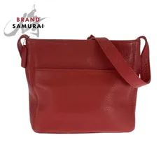 美品 COACH コーチ ヴィンテージ オールドコーチ レッド ゴールド金具 レザー ショルダーバッグ ポシェット レディース 501468【中古】