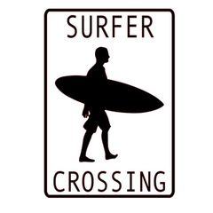 送料無料‼︎　白　ステッカー surfing サーファー　シール サーフィン hawaii ハワイ